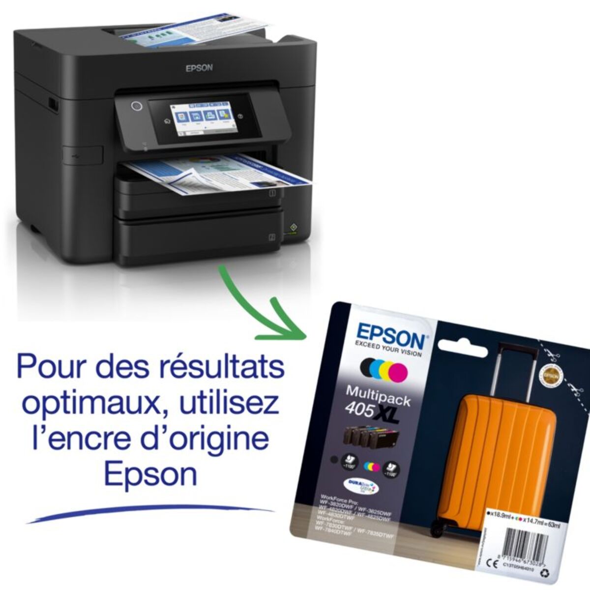 Imprimante jet d'encre EPSON WorkForce WF-4830DTWF