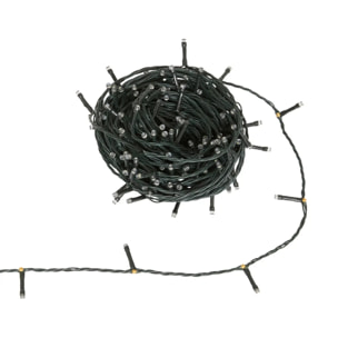 Guirlande lumineuse extérieure solaire 200 LED blanc froid l.20m