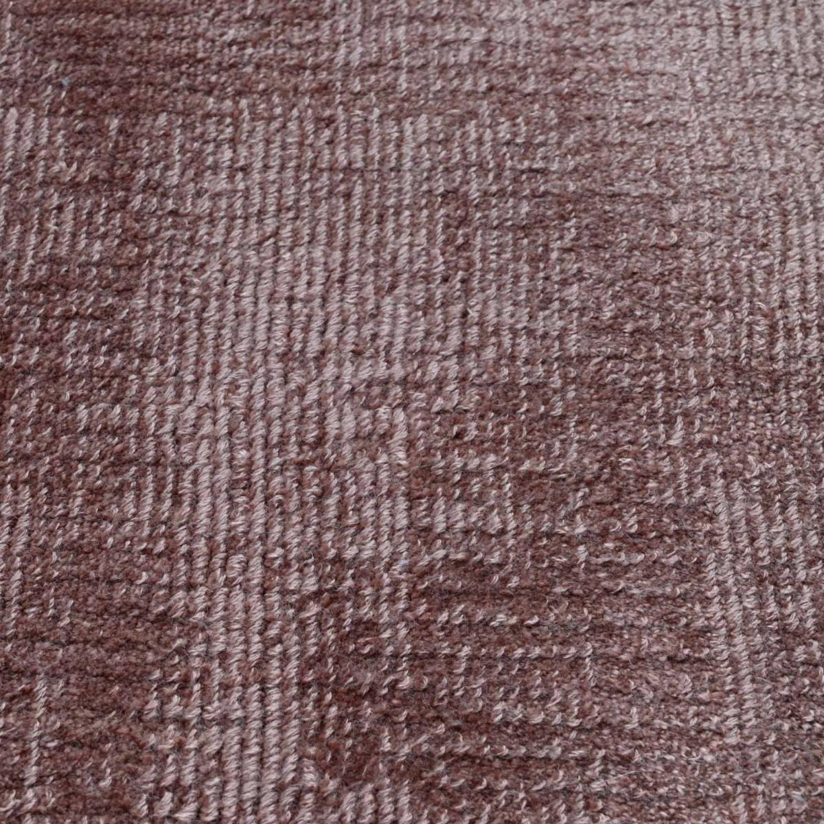 Tapis artisanal doux et soyeux tufté main en viscose