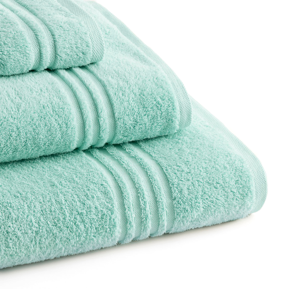 Set de serviettes éponge 100% Coton Éponge Peigné - 700 g/m2 AIGUE-MARINE