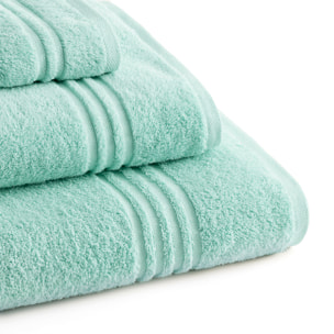 Set de serviettes éponge 100% Coton Éponge Peigné - 700 g/m2 AIGUE-MARINE