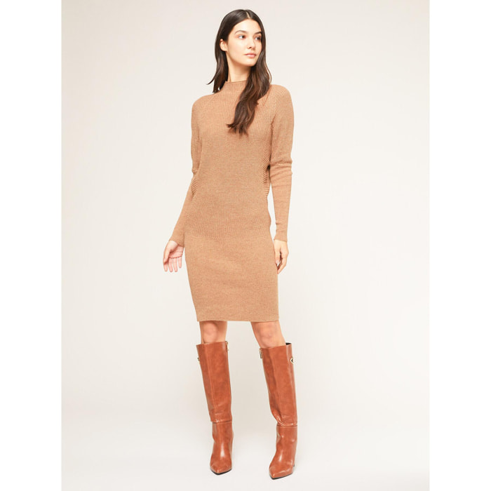 Motivi - Vestido corto de punto - Beige