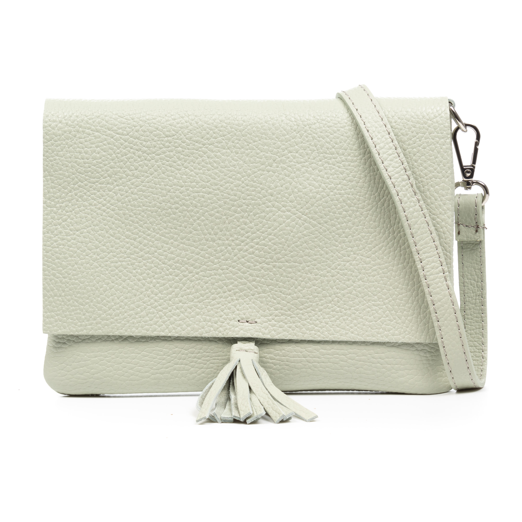 Andorno borsa a tracolla donna. Pelle autentica finitura Dollaro