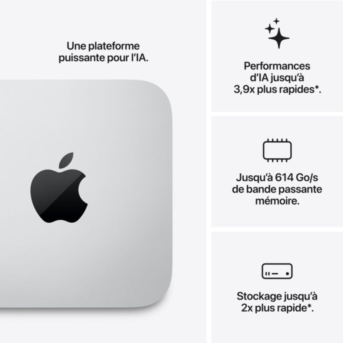 Ordinateur Apple MAC Studio M5 Max 36Go RAM 512Go CPU 18 GPU32