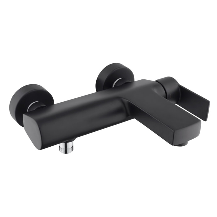 by Paffoni B-Way Mitigeur bain / douche à levier, Noir mat (SATBSBW222)