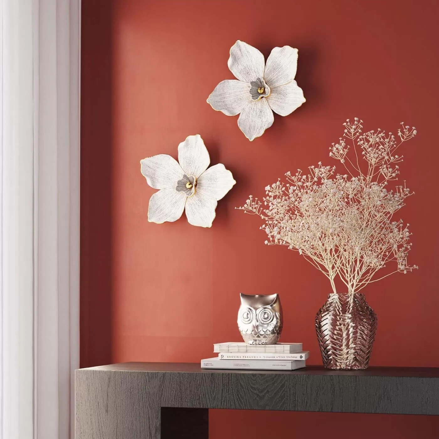 Déco murale Orchidée blanche Kare Design