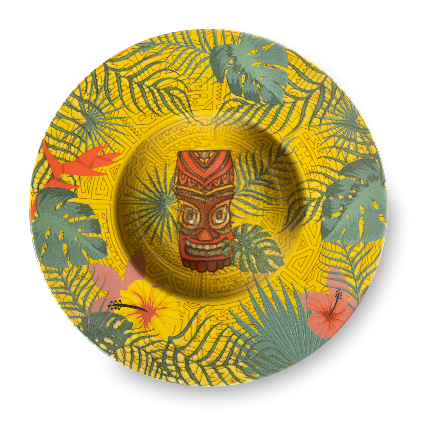 Set 6 piatti fondi Excelsa – Tiki, Ceramica Multicolore