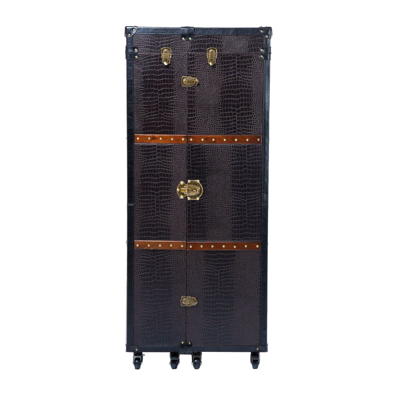 Bar-coffre Globetrotter croco 153cm Kare Design
