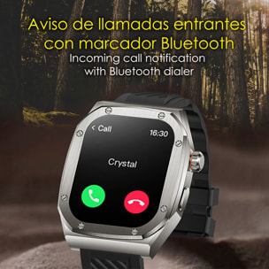 Smartwatch Z79 Max doble pulsera. Monitor de salud, tensión, etc. Modos deportivos, split screen, llamadas BT.