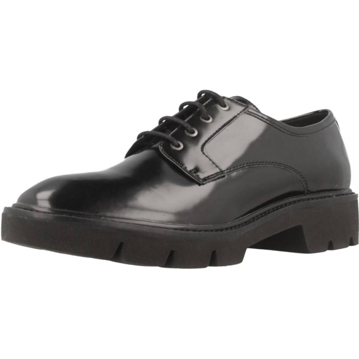 Bluchers Mujer de la marca GEOX  modelo D QUINLYNN NEGRO