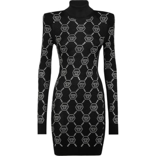 PHILIPP PLEIN Vestido de punto MONOGRAM