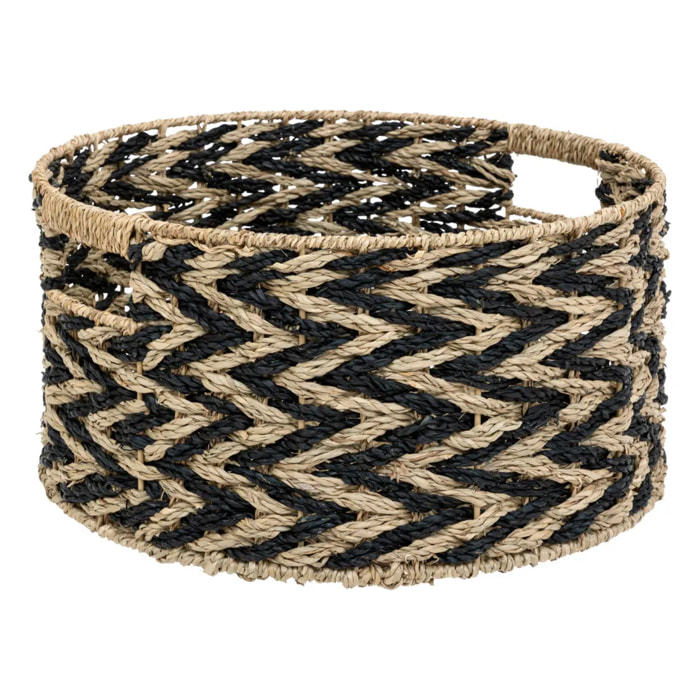 Lot de 3 paniers "Angie" D24 /30/38cm multicolore