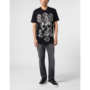 PHILIPP PLEIN Camiseta de cuello redondo y manga corta SKULL