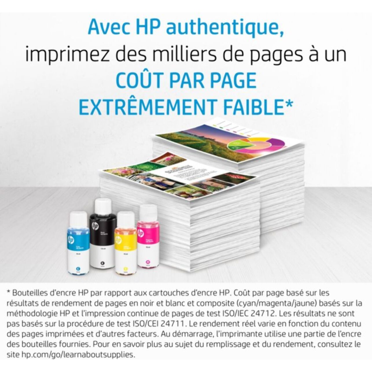 Cartouche d'encre HP Bouteille d'Encre Originale 31 Cyan - M0B51AE