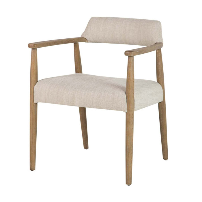 Silla Madera Fresno Beige 59x57x74 Cm