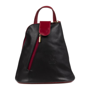 Borsa zaino donna Carlotta in vera pelle Sauvage