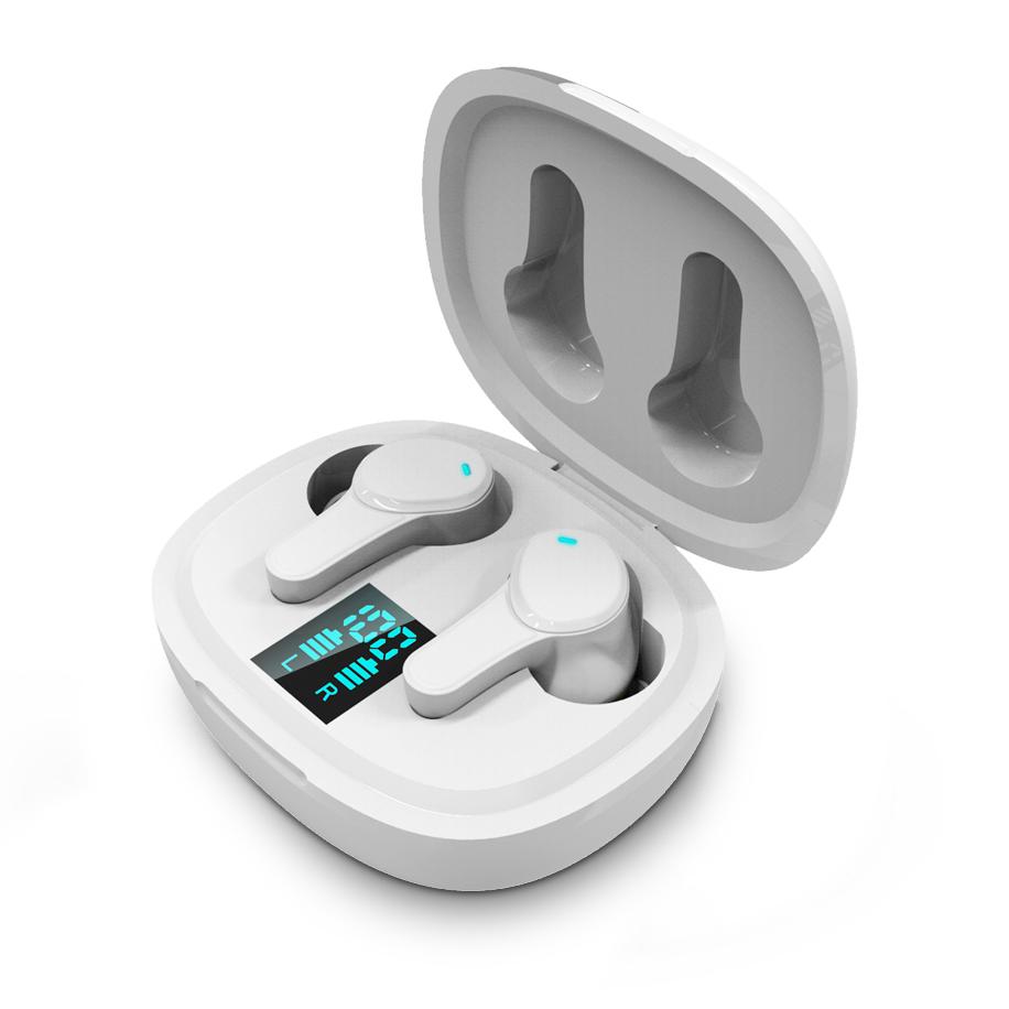 Auriculares Inalámbricos Earbuds TWS159 White - Bluetooth 5.3 - Función ANC / ENC