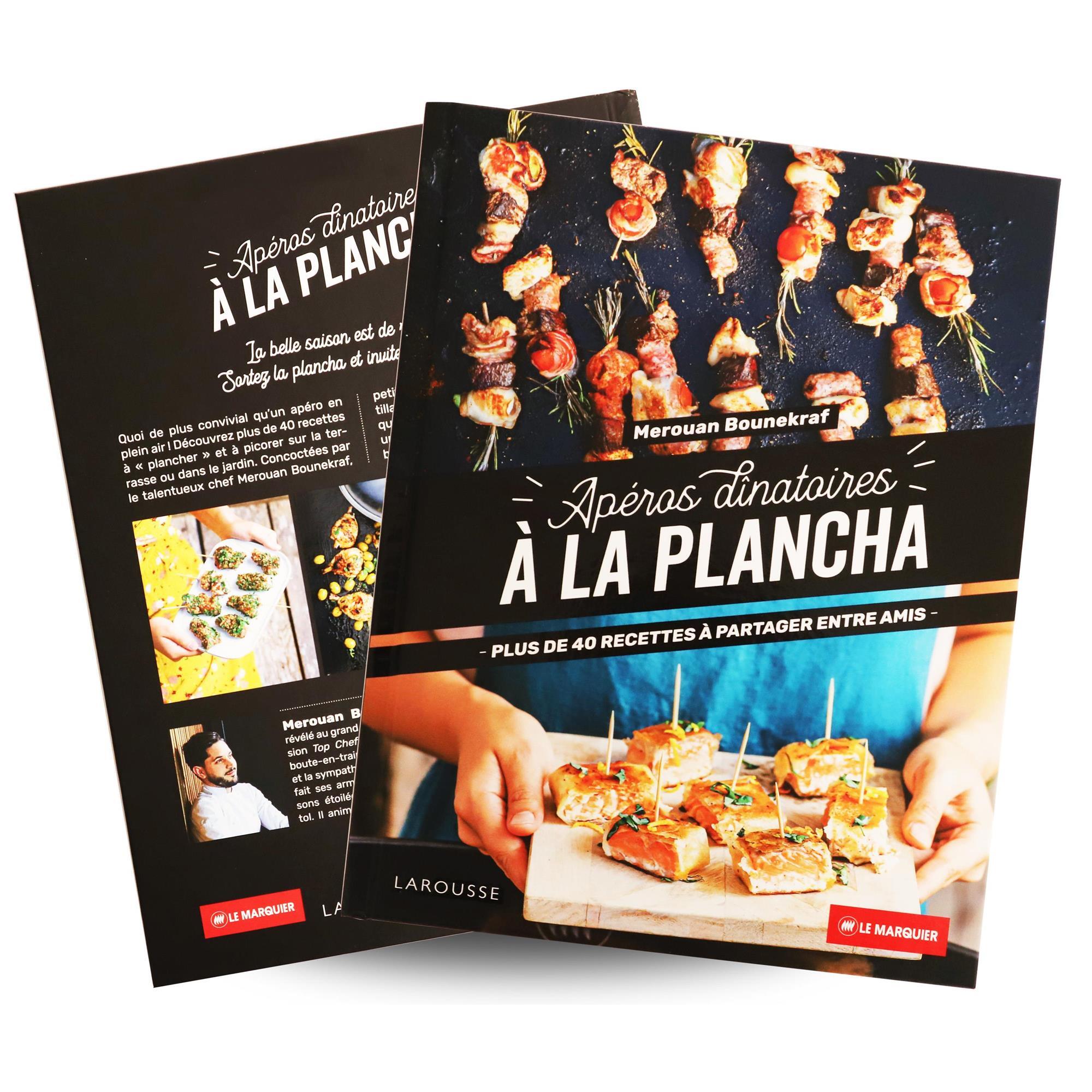 Livre Apéros Dînatoires À La Plancha Larousse - LE MARQUIER