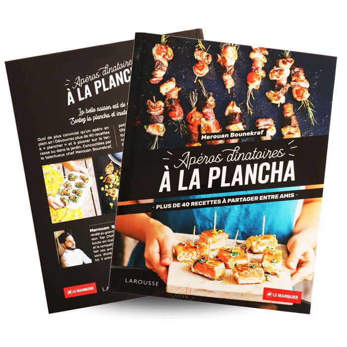 Livre Apéros Dînatoires À La Plancha Larousse - LE MARQUIER