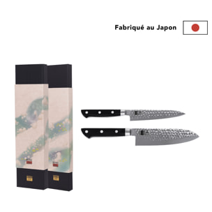 Le Set de Base : 2 couteaux (petty + santoku)