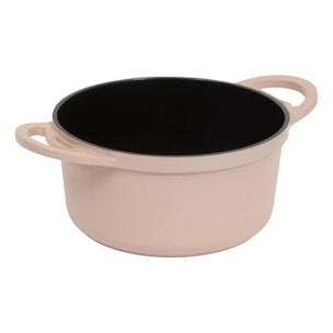 Cocotte Aluro aluminium rose D24cm