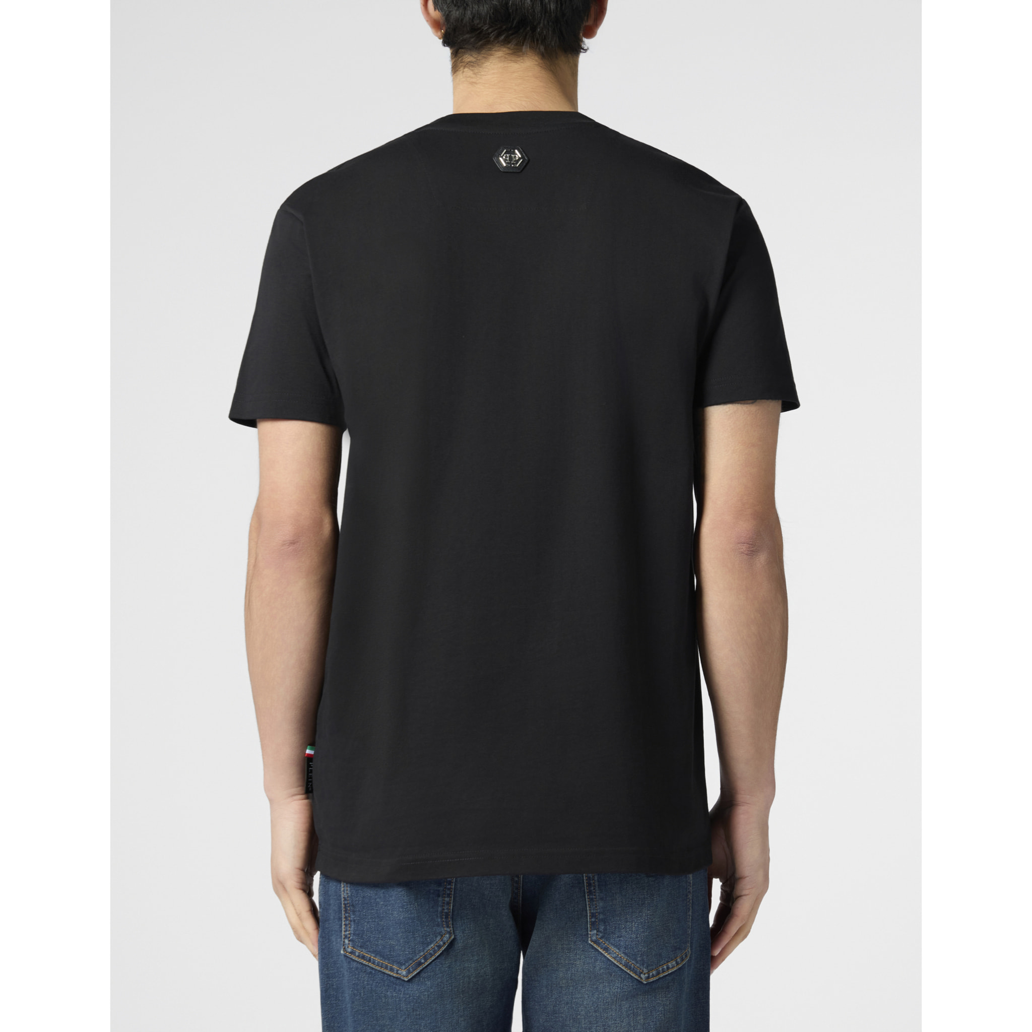 PHILIPP PLEIN Round Neck T-Shirt New York Tennis