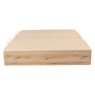 Canapé Abatible | 36CM | ENVIO, MONTAJE Y RETIRADA INCLUIDO | Tapa Doble | Almacenaje Extra | Naturbox 2.0
