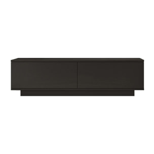 Meuble TV en bois "FN1" - 140 x 35 x 38 cm - Noir