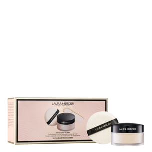 Indulgent Icons - Ultra-Blur - Coffret Poudre Libre Fixante Transparente et Houppette