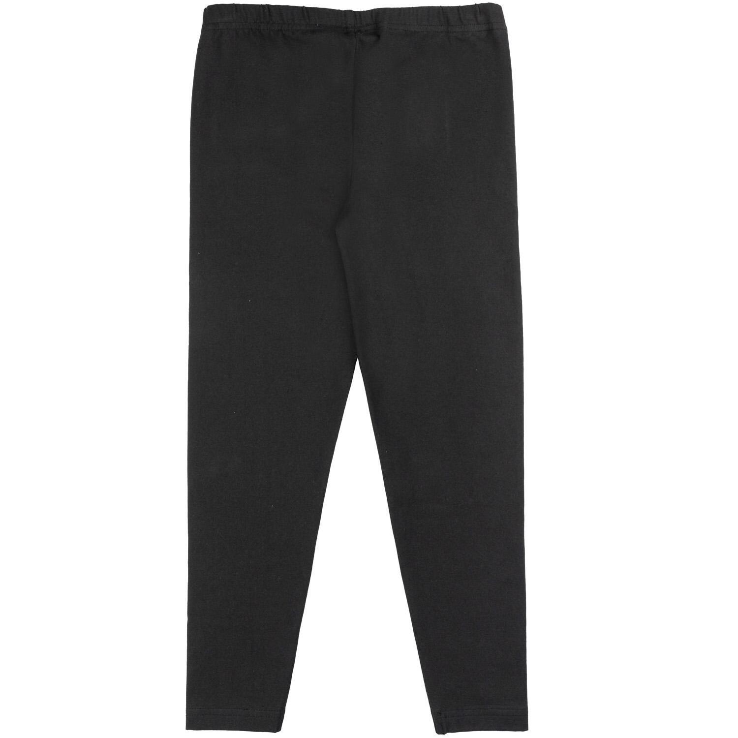 Leggings da bambina in cotone Leone Shiny