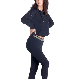 Leggings de mujer con elástico Shine On strass