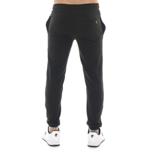 Pantalone sportivo invernale uomo, elastico al fondo, etichetta Leone 1947 Gold