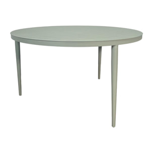 Table de jardin ronde en aluminium vert argile Ø 130 cm STOCKHOLM