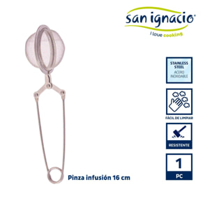 Pinza acero infusion colección kinvara