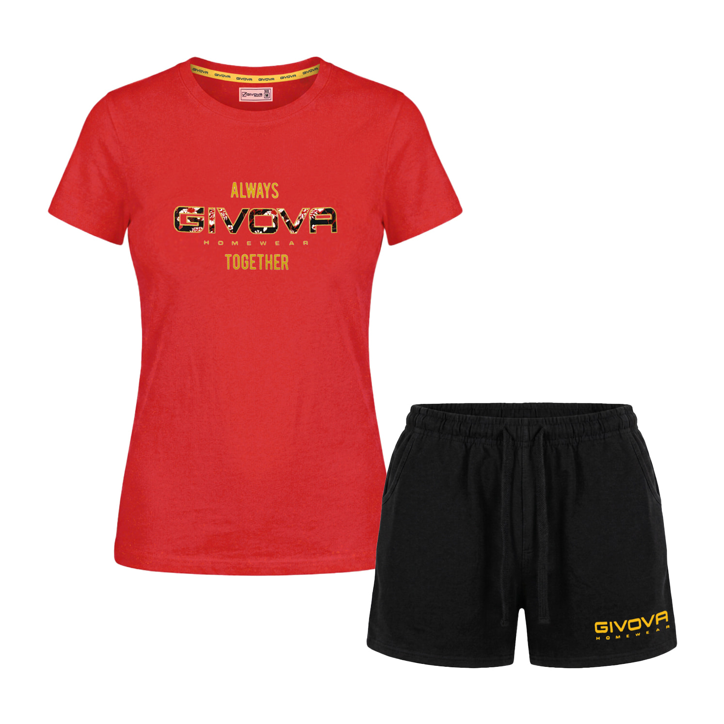 Completo Homewear Donna Corto GIVOVA Cotone