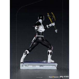 Power Rangers Bds Art Scale Statua 1/10 Black Ranger 17 Cm Iron Studios