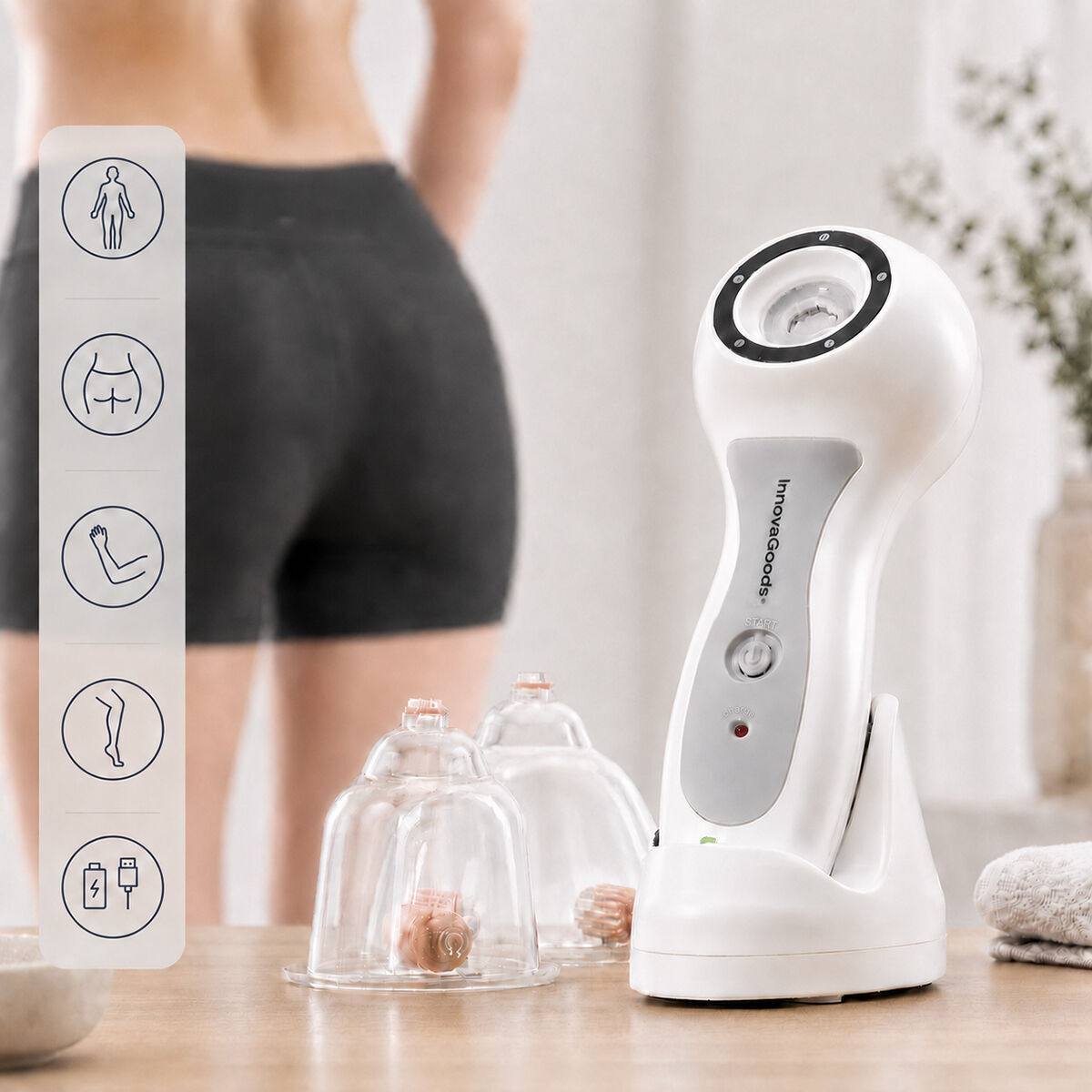 Aparato Anticelulítico de Vacumterapia Pro InnovaGoods