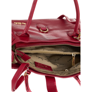 Borsa a mano da donna Made in Italy - Modello Althea Lux - 100% pelle - 34.5 x 22.0 x 17.0 cm