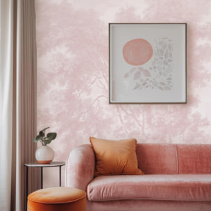 Carta da Parati Paesaggio Rosa