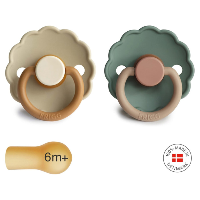 Frigg Pack 2 Chupetes Latex Daisy