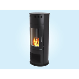 Poêle décoratif avec flamme simulée