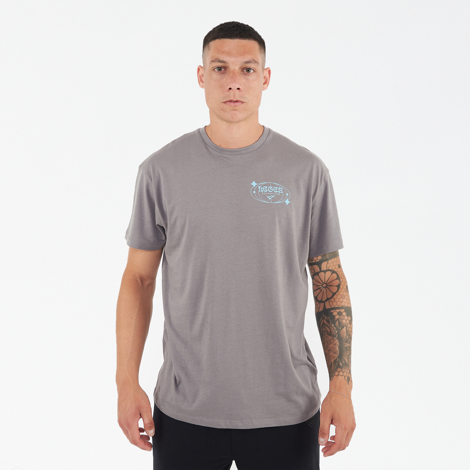 T-shirt in cotone BIGGER grigio