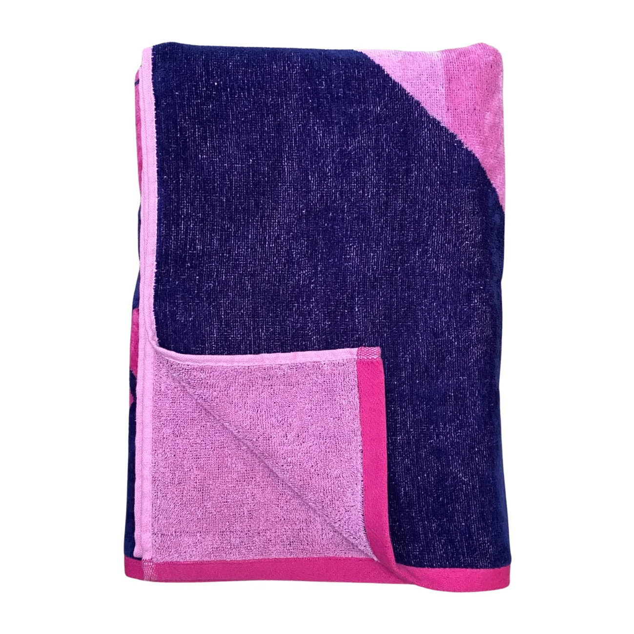 Serviette de plage éponge velours Jacquard - Capiata - 90x170cm - 400g/m²