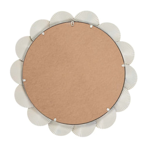 Espejo Metal Redondo Beige 75x4x75 Cm