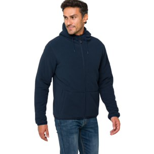 Giubbino BLIZZARD imbottito in felpa Blu navy