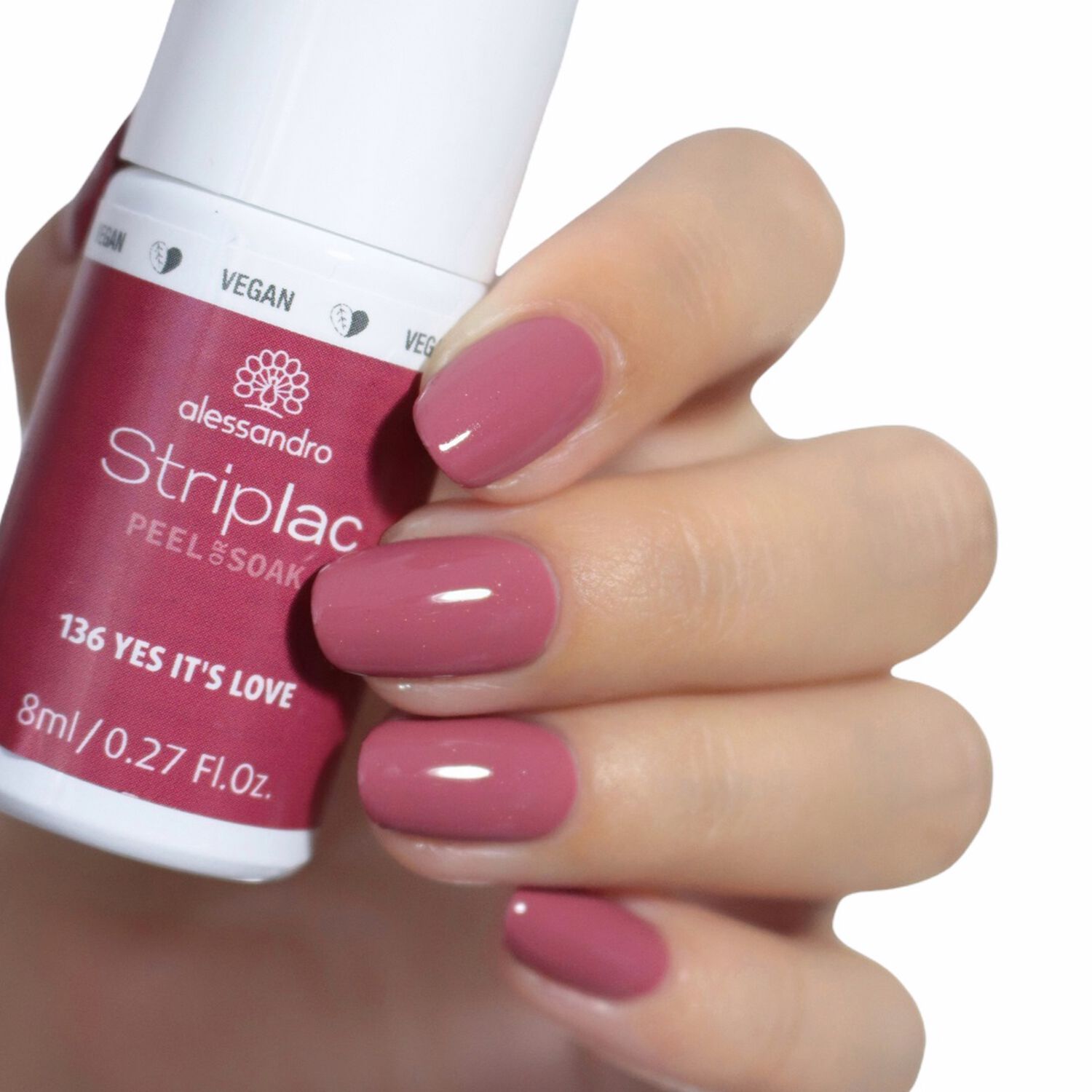 Striplac Peel or Soak - Vernis Semi-permanent - 136 Yes It's Love 8 ml
