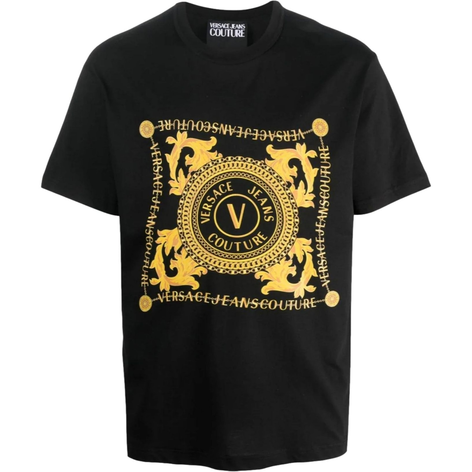 Versace Jeans Couture T-shirt in cotone organico con logo stampato Versace Jeans Couture