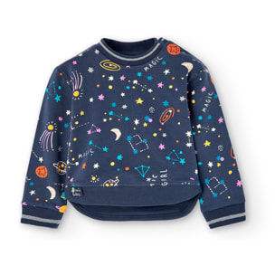 Sudadera felpa estampada de bebé -BCI