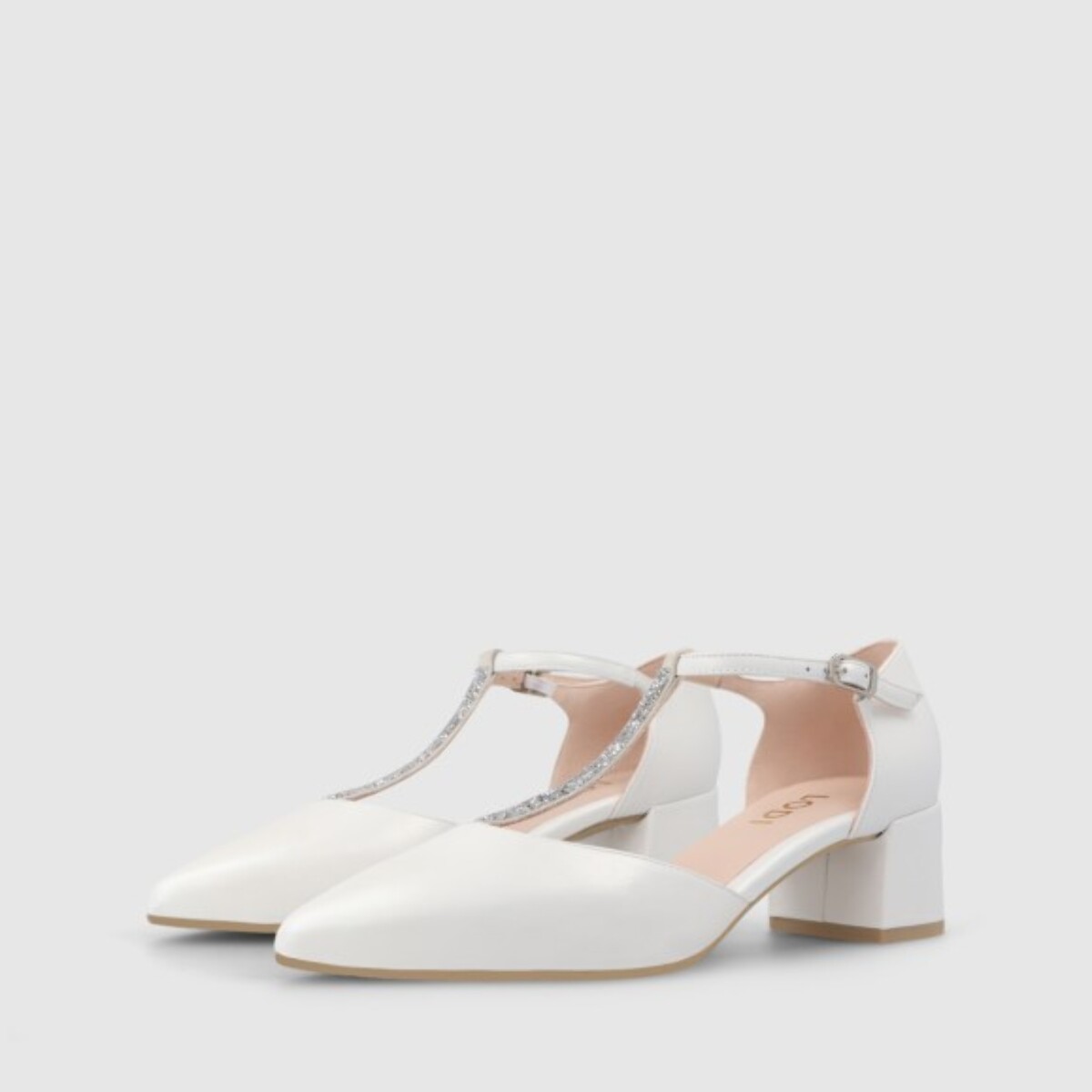 ZAPATOS DE SALÓN DE NOVIA BLANCOS CARLOT