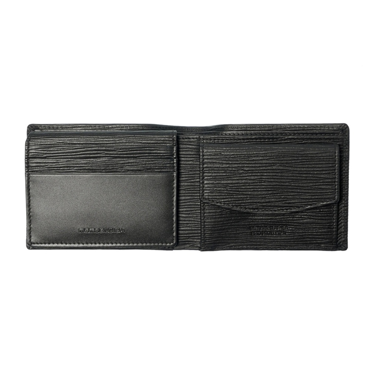 Portafoglio uomo in vera pelle - Modello Valentino - Made in Italy - 11.15 x 9.15 x 3.5 cm